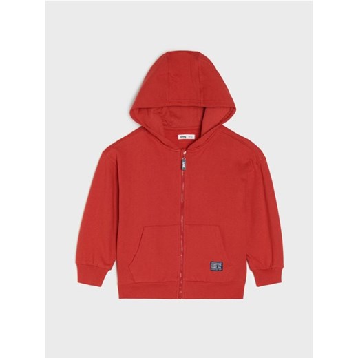 Sinsay - Bluza rozpinana z kapturem - czerwony - id: 875GE-92X - marki Sinsay - 186262039 Sinsay - Bluza rozpinana z kapturem - czerwony ze sklepu Sinsay w kategorii Bluzy chłopięce - zdjęcie 186262039