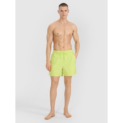 Męskie spodenki plażowe 4F 4FRSS25UBDSM178 - zielone ze sklepu Sportstylestory.com w kategorii Kąpielówki - zdjęcie 186263118