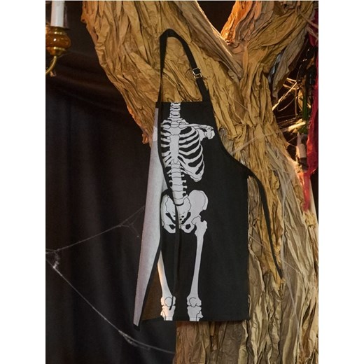Sinsay - Fartuch dziecięcy kościotrup - czarny Sinsay One Size Sinsay