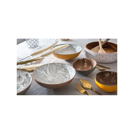 Ard&apos;time Sztućce sałatkowe &quot;Sasebo&quot; w kolorze brązowo-szarym - Ard'time onesize Limango Polska wyprzedaż