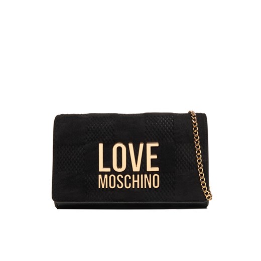 Torebka LOVE MOSCHINO JC4127PP0NKB100A Czarny ze sklepu eobuwie.pl w kategorii Kopertówki - zdjęcie 186264929