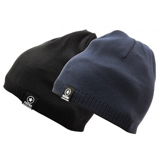 Dwustronna Męska Zimowa Czapka Czarny/Granat - L/XL REDSD ST-514 ze sklepu Stylion w kategorii Zegarki - zdjęcie 186265595