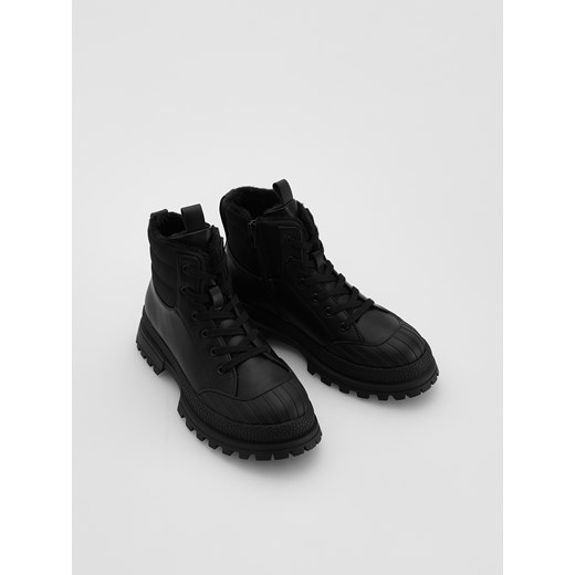 Reserved - Klasyczne botki - czarny Reserved 36 Reserved