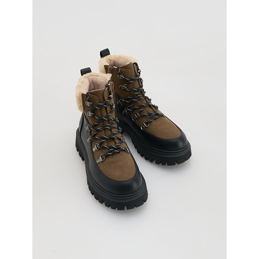Reserved - Botki za kostkę - czarny Reserved 31 Reserved