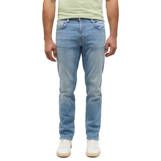 Męskie Spodnie Jeansowe Mustang Style Washington Straight Denim Blue 1014877 5000 313 ze sklepu YouNeedit.pl w kategorii Jeansy męskie - zdjęcie 186266289