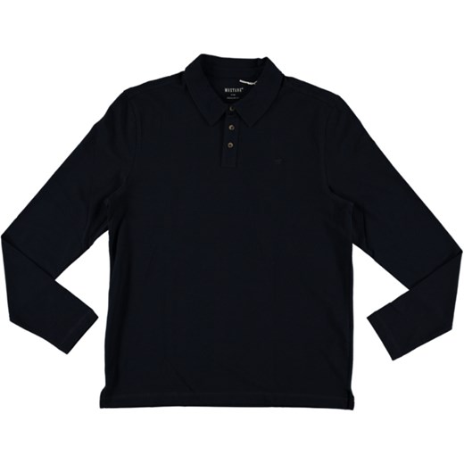 Męski Longsleeve Mustang Style Portis Dark Sapphire 1016296 4136 ze sklepu YouNeedit.pl w kategorii T-shirty męskie - zdjęcie 186266306