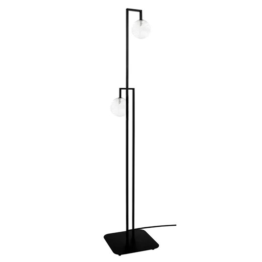 Stojąca lampa czarno-transparentna T1-B87 - id: 49926 - marki Lumes - 186266718 Stojąca lampa czarno-transparentna T1-B87 ze sklepu Edinos.pl w kategorii Dom - zdjęcie 186266718