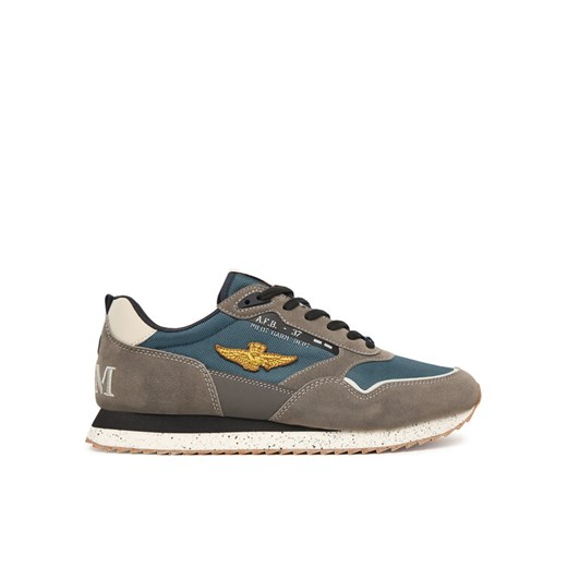 Sneakersy Aeronautica Militare 252SC0288UCT03545 Granatowy ze sklepu eobuwie.pl w kategorii Buty sportowe męskie - zdjęcie 186266758