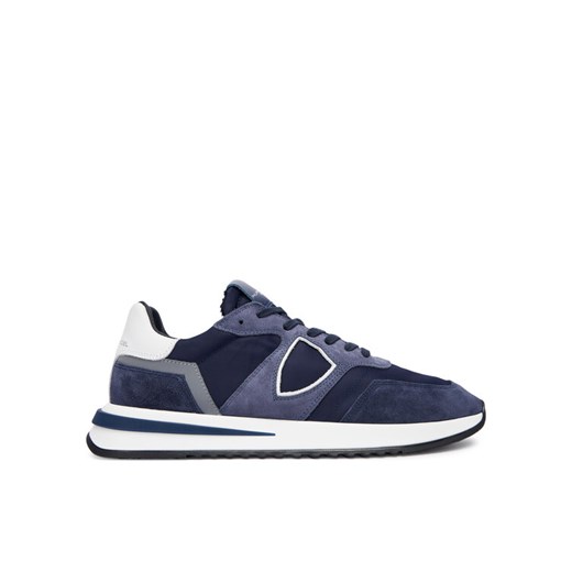 Sneakersy Philippe Model A011986 TYLU WD03 Granatowy ze sklepu eobuwie.pl w kategorii Buty sportowe męskie - zdjęcie 186266766