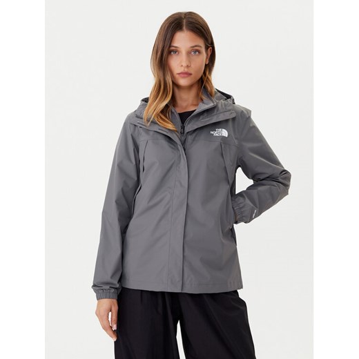 The North Face Kurtka przeciwdeszczowa Antora NF0A8BKD Szary Regular Fit ze sklepu MODIVO w kategorii Kurtki damskie - zdjęcie 186267396