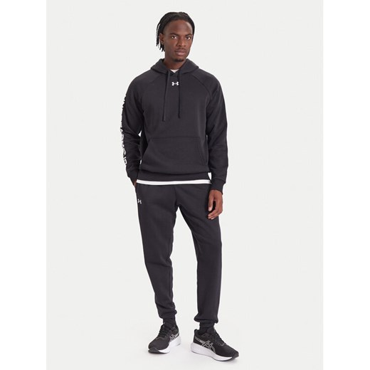 Under Armour Dres Ua Rival 1379768 Czarny Loose Fit ze sklepu MODIVO w kategorii Dresy męskie - zdjęcie 186267405