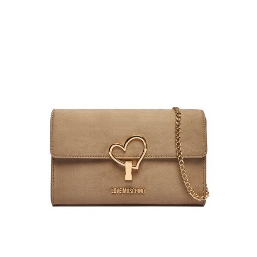 LOVE MOSCHINO Torebka JC4327PP0NKX0105 Beżowy ze sklepu MODIVO w kategorii Kopertówki - zdjęcie 186267407