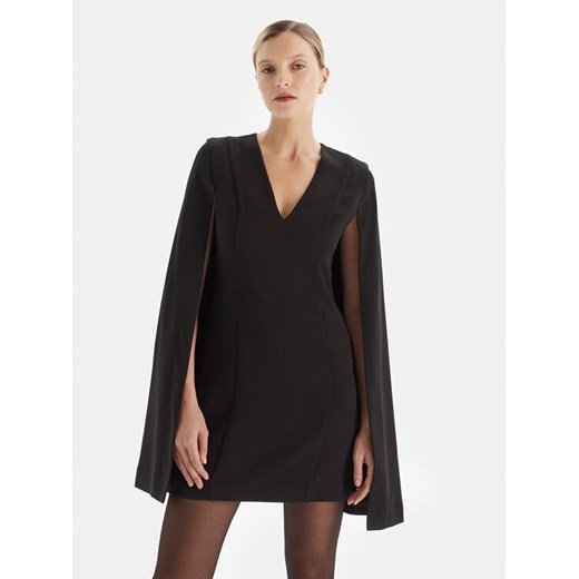 TWINSET Sukienka koktajlowa 252TT2402 Czarny Regular Fit ze sklepu MODIVO w kategorii Sukienki - zdjęcie 186267419