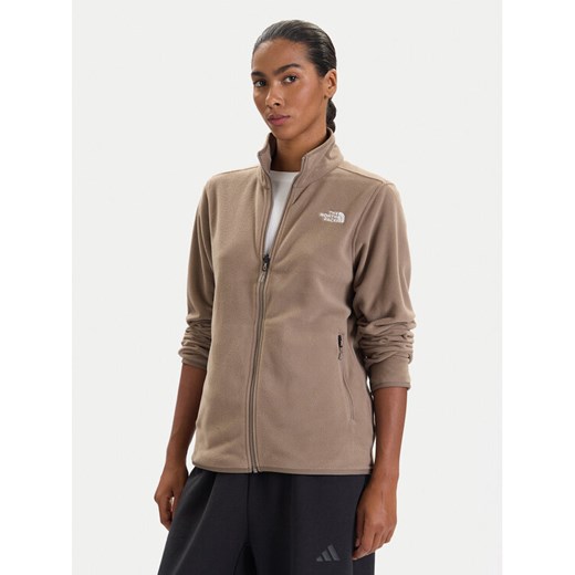 The North Face Polar Glacier NF0A8D2F Beżowy Regular Fit ze sklepu MODIVO w kategorii Bluzy damskie - zdjęcie 186267437