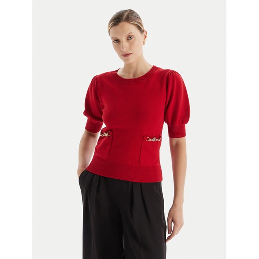 Fracomina Sweter FR25WT7019K55601 Czerwony Slim Fit ze sklepu MODIVO w kategorii Swetry damskie - zdjęcie 186267487