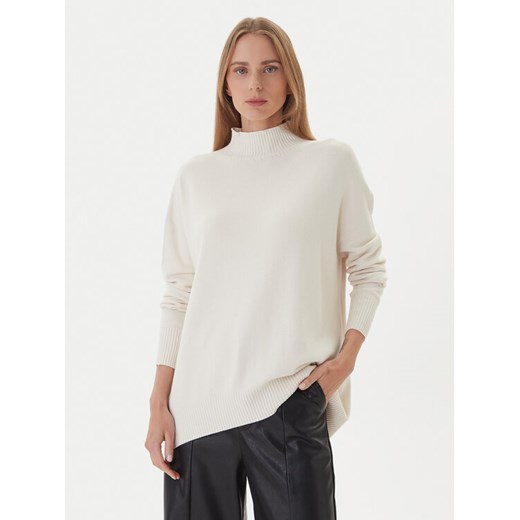 Kontatto Sweter 3M0822C Écru Relaxed Fit ze sklepu MODIVO w kategorii Swetry damskie - zdjęcie 186267516