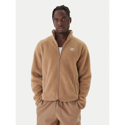 adidas Polar Trefoil Essentials Teddy JW3530 Beżowy Loose Fit XXL MODIVO