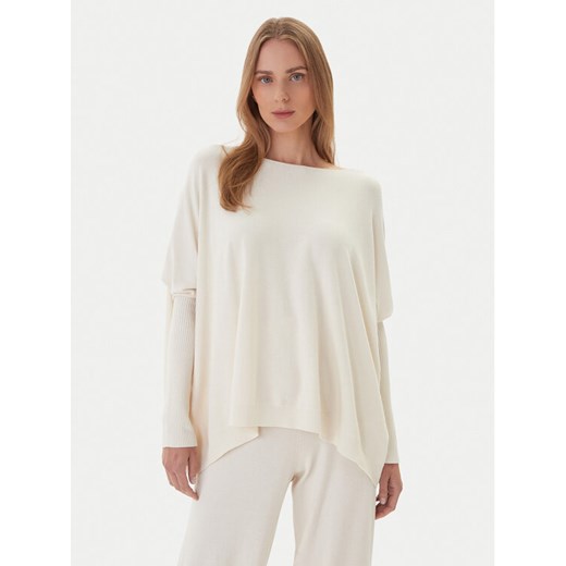 Kontatto Sweter 3M0802C Écru Relaxed Fit ze sklepu MODIVO w kategorii Swetry damskie - zdjęcie 186267595
