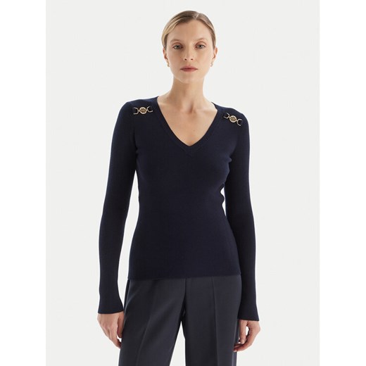 Fracomina Sweter FR25WT7025K43301 Granatowy Slim Fit ze sklepu MODIVO w kategorii Swetry damskie - zdjęcie 186267608