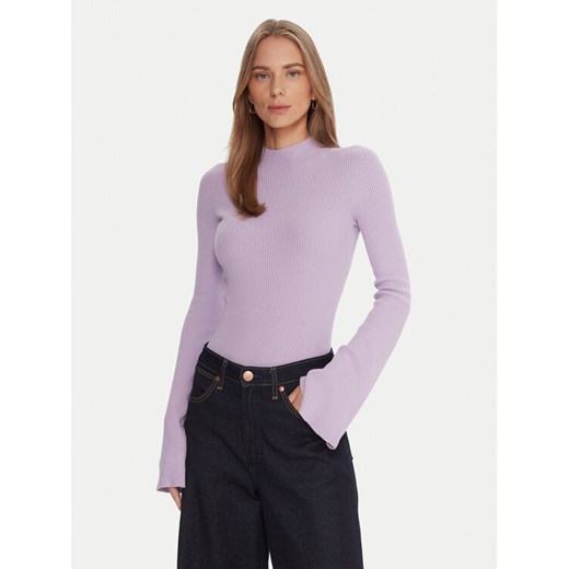 Kontatto Golf 3M0816C Fioletowy Regular Fit ze sklepu MODIVO w kategorii Swetry damskie - zdjęcie 186267619