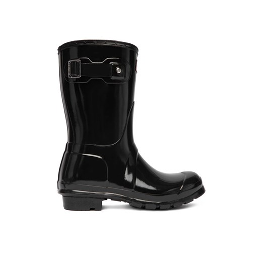 Hunter Kalosze Original Gloss Short WFS1000RGL Czarny ze sklepu MODIVO w kategorii Kalosze damskie - zdjęcie 186267627