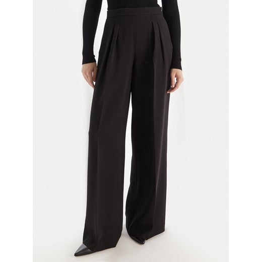 TWINSET Spodnie palazzo 252TT2401 Czarny Wide Leg ze sklepu MODIVO w kategorii Spodnie damskie - zdjęcie 186267635
