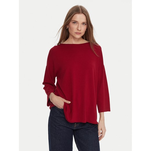 Kontatto Sweter 3M0801C Czerwony Regular Fit ze sklepu MODIVO w kategorii Swetry damskie - zdjęcie 186267699