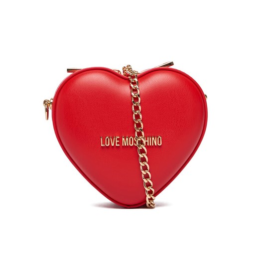 LOVE MOSCHINO Torebka JC4326PP0NKV0500 Czerwony ze sklepu MODIVO w kategorii Kopertówki - zdjęcie 186267719