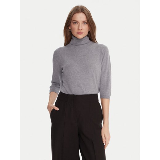 Kontatto Golf 3M0823C Szary Regular Fit ze sklepu MODIVO w kategorii Swetry damskie - zdjęcie 186267745