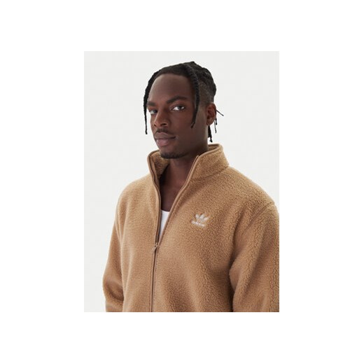adidas Polar Trefoil Essentials Teddy JW3530 Beżowy Loose Fit S MODIVO