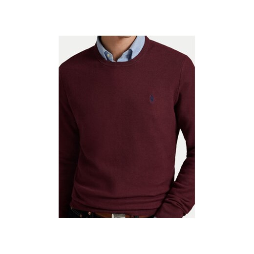 Polo Ralph Lauren Sweter 710918163520 Bordowy Regular Fit Polo Ralph Lauren XL MODIVO