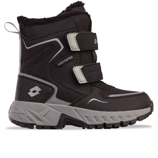 Buty dziecięce Lotto Alstyne Tex 2600490K-1116 - czarne ze sklepu streetstyle24.pl w kategorii Buty zimowe dziecięce - zdjęcie 186270369