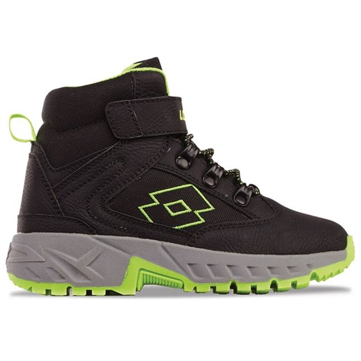 Buty dziecięce Lotto Woodlark Mid 2600440K-1164 - czarne ze sklepu streetstyle24.pl w kategorii Buty zimowe dziecięce - zdjęcie 186270375