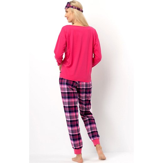Dwuczęściowa piżama damska LNS 491, Kolor fuksja-wzór, Rozmiar S, Key - id: 218403 - marki Key - 186270497 Dwuczęściowa piżama damska LNS 491, Kolor fuksja-wzór, Rozmiar S, Key ze sklepu Intymna w kategorii Piżamy damskie - zdjęcie 186270497