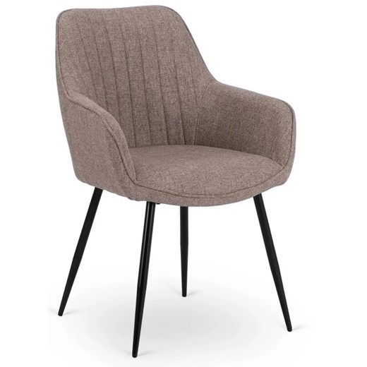 Nowoczesne krzesło w kolorze cappucino S6-G72 - id: 53090 - marki Elior - 186270656 Nowoczesne krzesło w kolorze cappucino S6-G72 ze sklepu Edinos.pl w kategorii Krzesła - zdjęcie 186270656