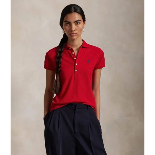 POLO RALPH LAUREN Polo Julie | Slim Fit | pique ze sklepu Gomez Fashion Store w kategorii Bluzki damskie - zdjęcie 186270727