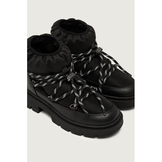 INUIKII Śniegowce BIKER PUFFER | z dodatkiem skóry Inuikii 40 Gomez Fashion Store