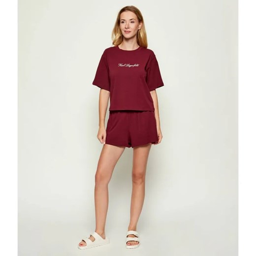 Karl Lagerfeld Piżama Hotel Karl | Regular Fit ze sklepu Gomez Fashion Store w kategorii Piżamy damskie - zdjęcie 186272165