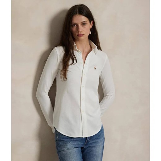 POLO RALPH LAUREN Koszula HEIDI | Slim Fit ze sklepu Gomez Fashion Store w kategorii Koszule damskie - zdjęcie 186272199