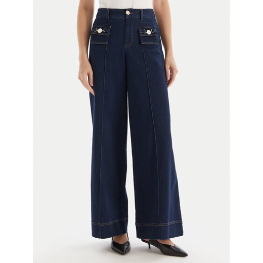 Fracomina Jeansy FS25WV3004W78201 Granatowy Wide Leg ze sklepu MODIVO w kategorii Jeansy damskie - zdjęcie 186272677