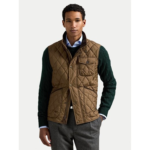 Polo Ralph Lauren Kamizelka 710940375006 Brązowy Regular Fit ze sklepu MODIVO w kategorii Kamizelki męskie - zdjęcie 186272715