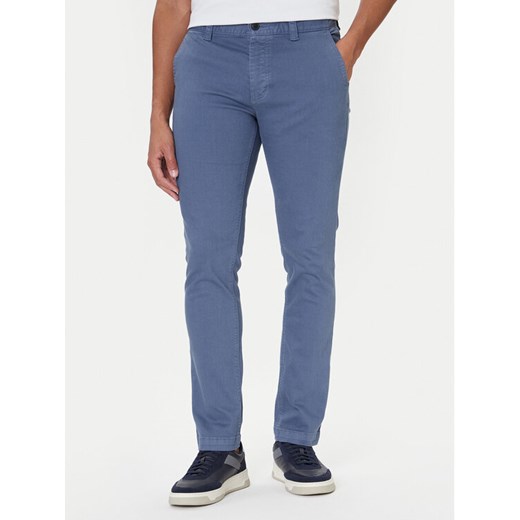 BOSS Chinosy 50547865 Niebieski Slim Fit ze sklepu MODIVO w kategorii Spodnie męskie - zdjęcie 186272726