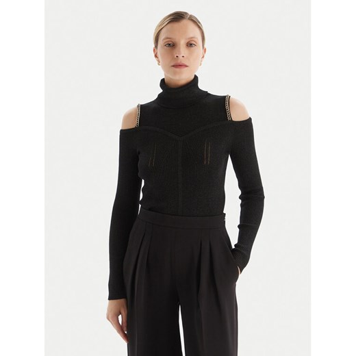 Fracomina Golf FS25WT7020K559Q7 Czarny Slim Fit ze sklepu MODIVO w kategorii Swetry damskie - zdjęcie 186272759