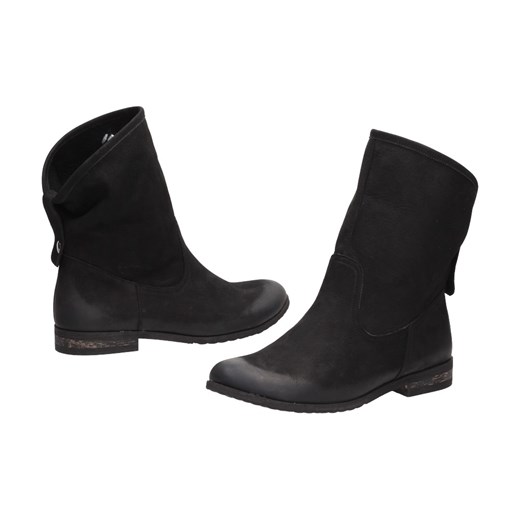 Czarne Polskie botki damskie Deoni B82 Deoni 36 okazyjna cena suzana.pl