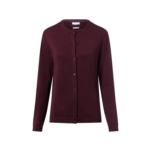 brookshire Kardigan damski Kobiety Bawełna bordowy jednolity ze sklepu vangraaf w kategorii Swetry damskie - zdjęcie 186274487
