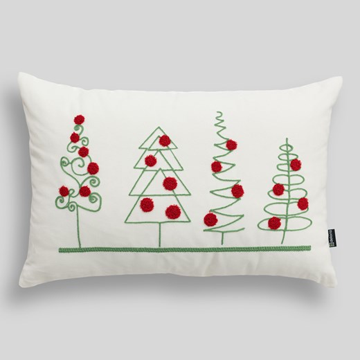 Poszewka na poduszkę Holiday Cheer 60x40 cm ze sklepu dekoria.pl w kategorii Dekoracje bożonarodzeniowe - zdjęcie 186274615