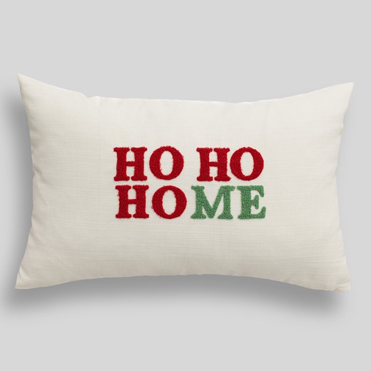 Poszewka na poduszkę Ho Ho Home 60x40 cm ze sklepu dekoria.pl w kategorii Dekoracje bożonarodzeniowe - zdjęcie 186274619