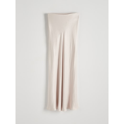 Reserved - Spódnica maxi z wiskozy - kremowy - id: ZK973-02X - marki Reserved - 186276276 Reserved - Spódnica maxi z wiskozy - kremowy ze sklepu Reserved w kategorii Spódnice - zdjęcie 186276276