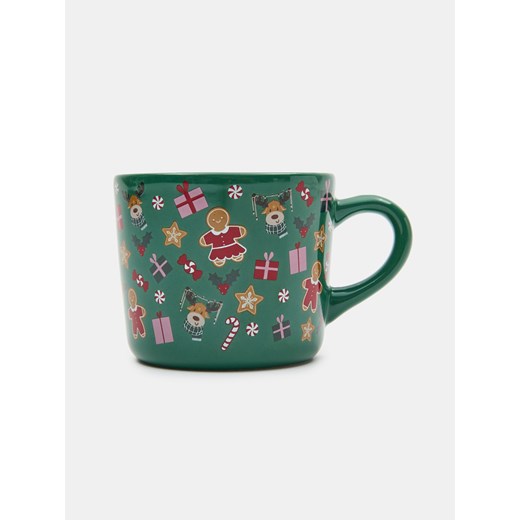 Sinsay - Kubek ze świątecznym motywem - wielobarwny Sinsay One Size Sinsay