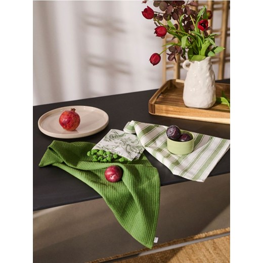 Sinsay - Ścierki kuchenne 3 pack - kremowy Sinsay One Size Sinsay